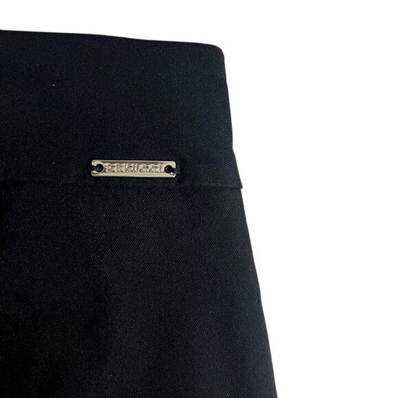 Rekucci women's pants 8 tall black stretchy pull on work wear sleek straight - Picture 5 of 8